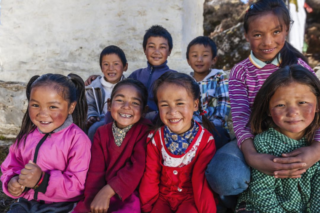 Sherpa-children-Everest-Region