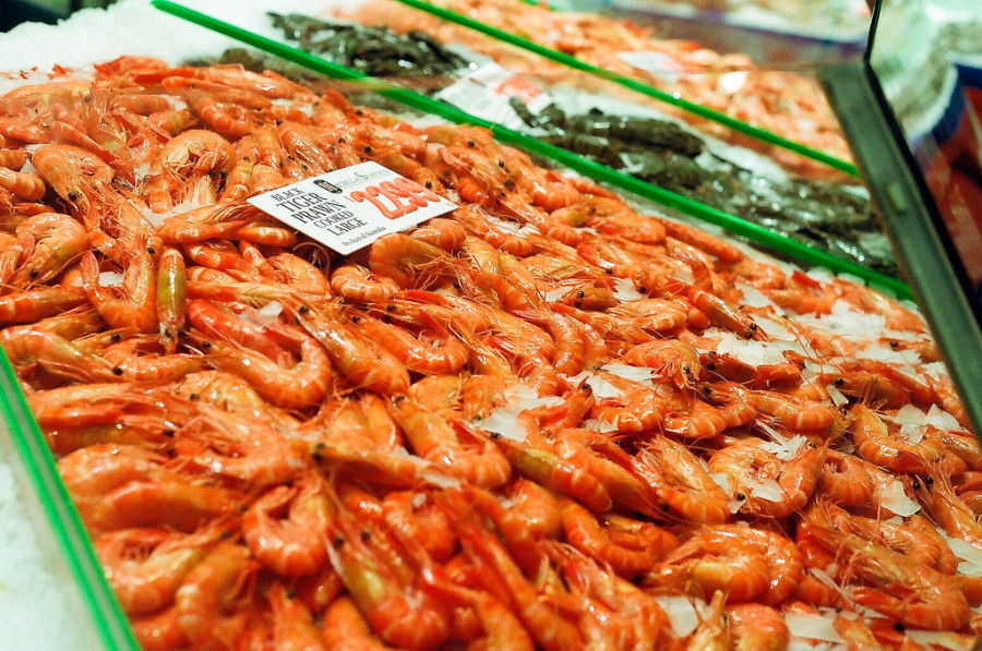 Prawns-Fish-Market