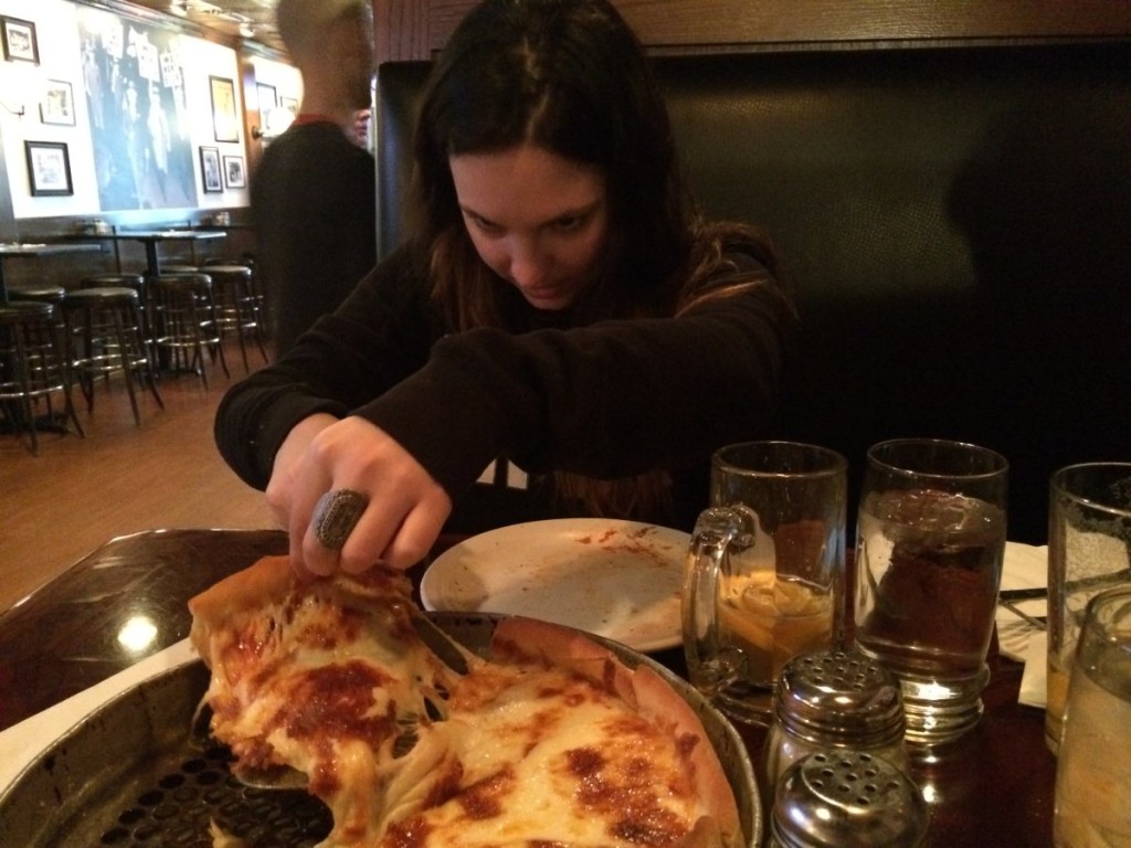 Chicago's deep dish pizza