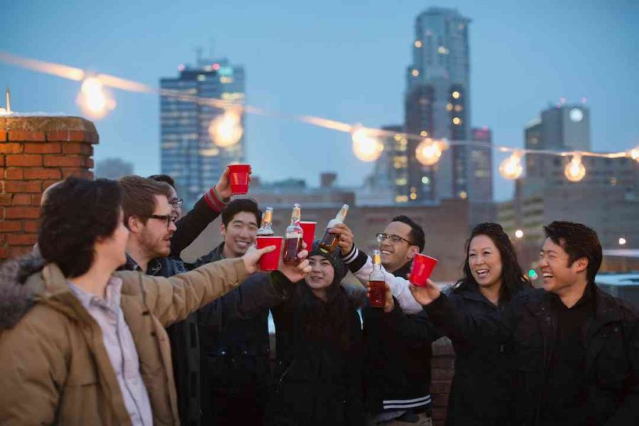 Rooftop party