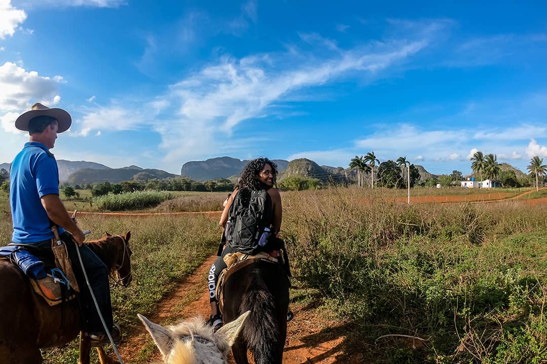 Horseback riding in Cuba