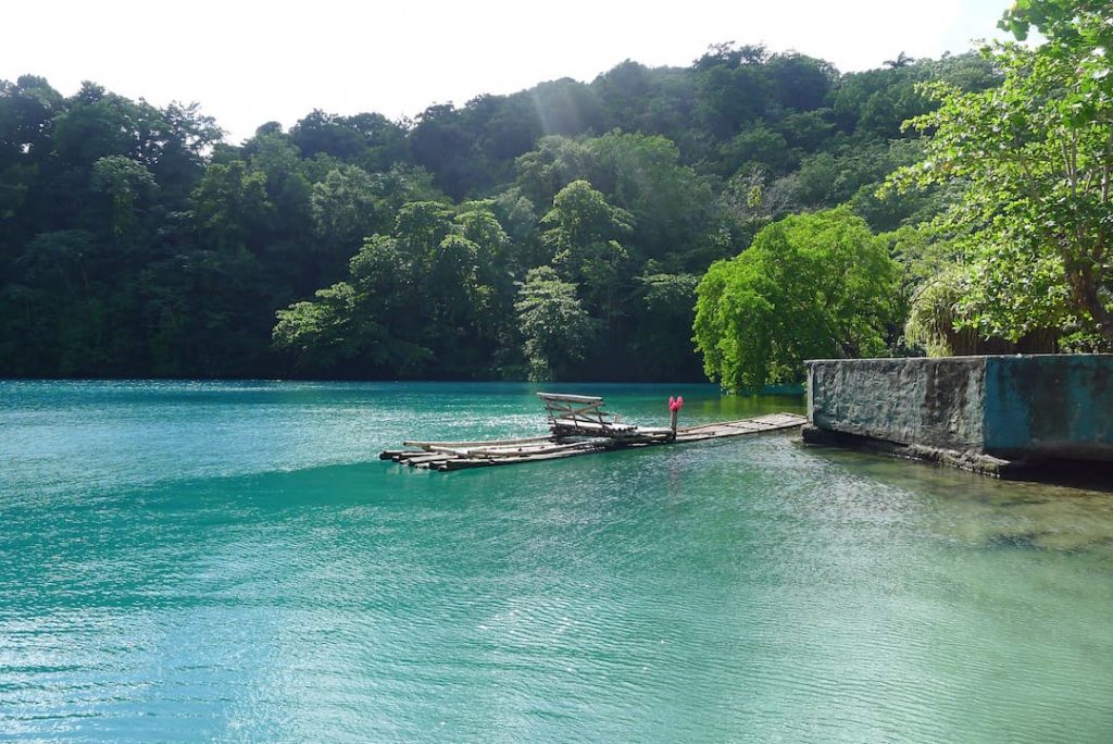 Blue Lagoon's aqua waters