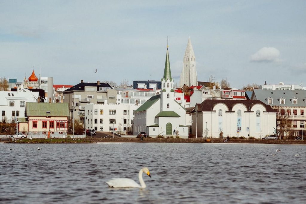 The city centre of Reykjavik, Iceland