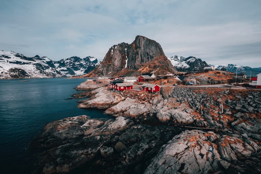 Houses in the Lofoten Islands, Norway