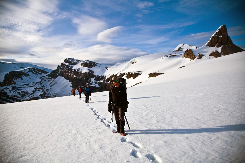 Hiking the Wapta Icefield in Alberta