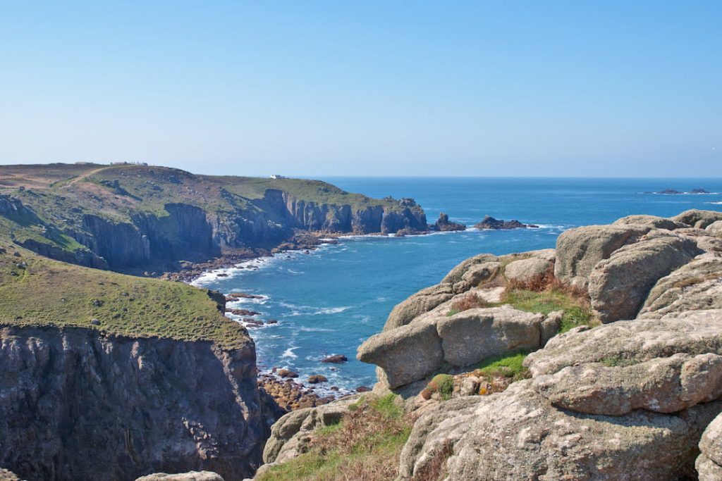 The sea in Cornwall, England