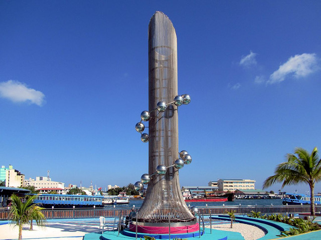 Tsunami Monument in Maldives