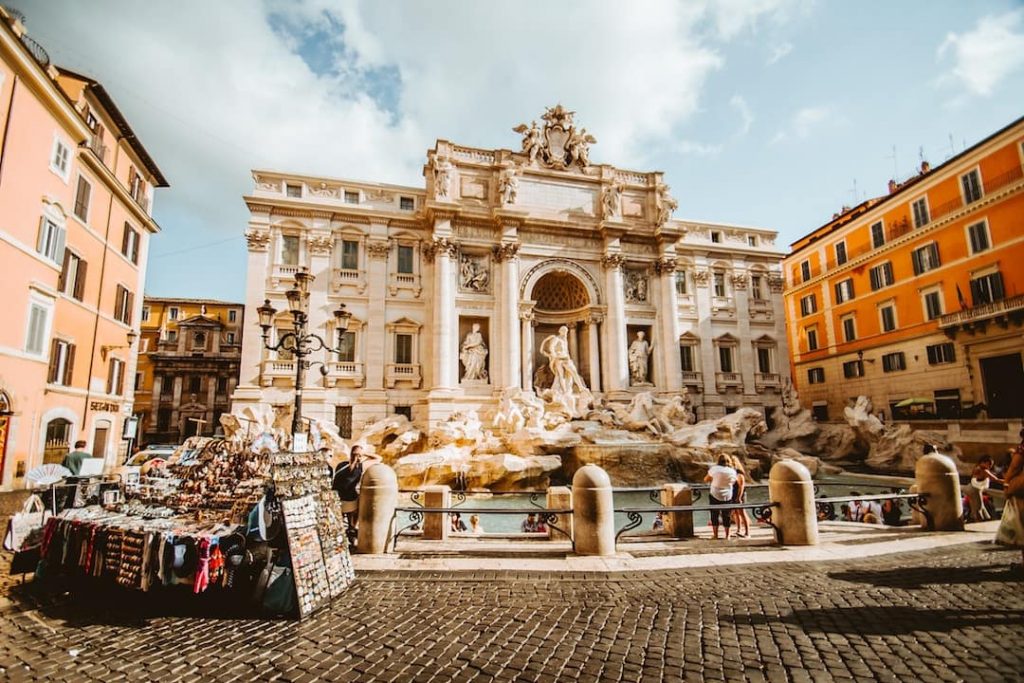 The Trevi Fountain in Rome