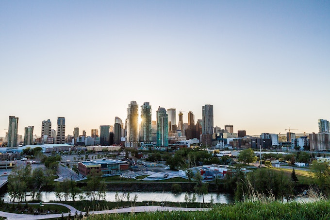 The city of Calgary, Alberta