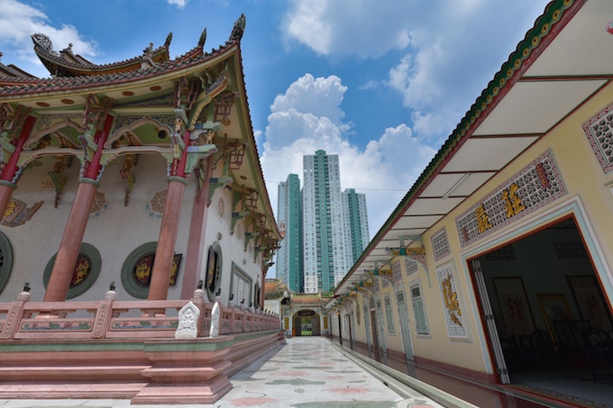 A Buddhist temple in Bankok, Thailand