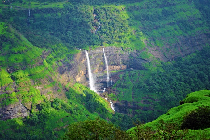 A waterfall in Rajmachi, India