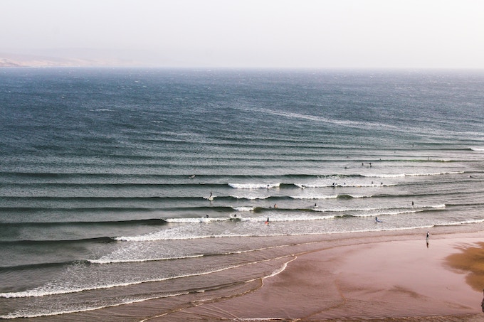 The sea in Morocco