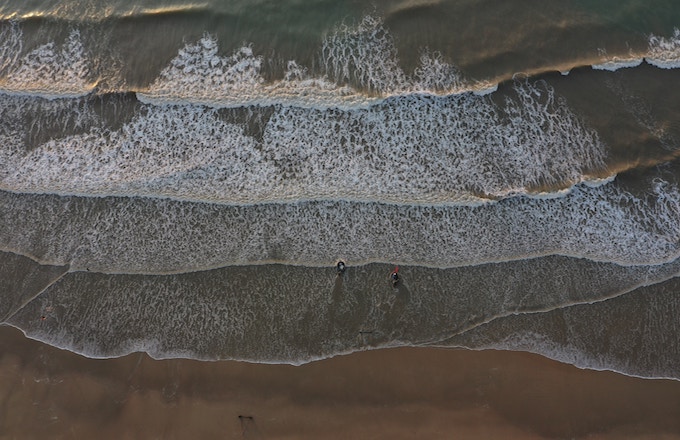 Waves in Vung Tau, Vietnam