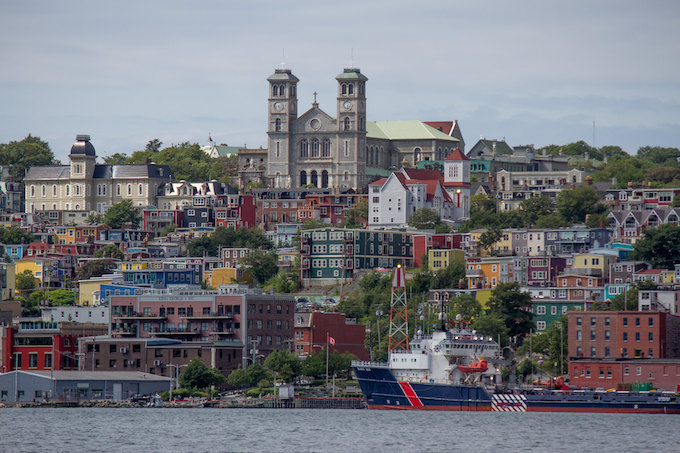 Colourful houses at St. John's Newfoundland