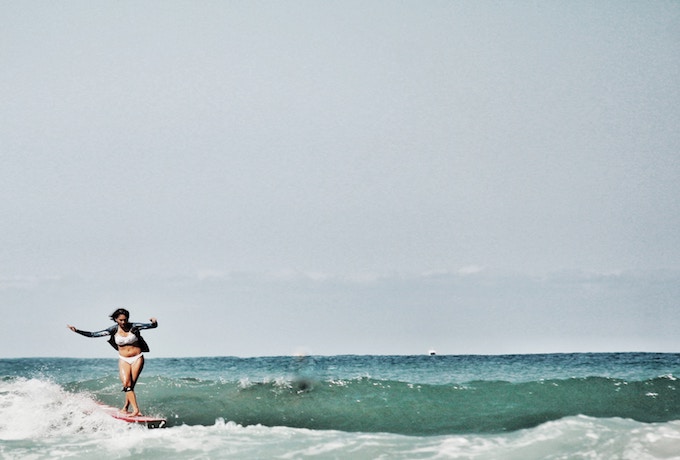 Surfing in France