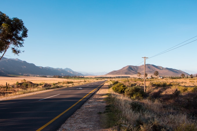 A road somewhere in Africa