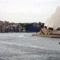 Sydney Opera House on a cloudy day