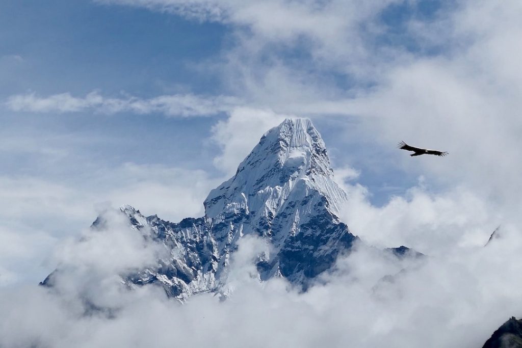 Mountain peak in the Himalayas, Nepal