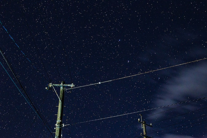 The night sky in Yakushima, Japan