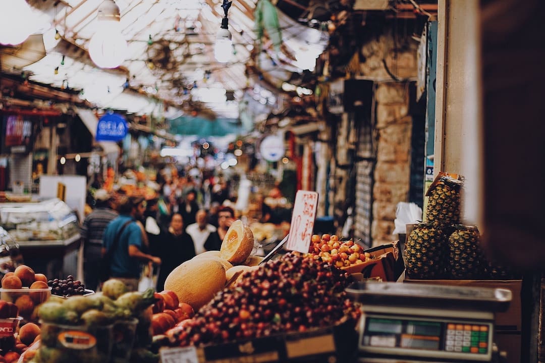 A market in Israel