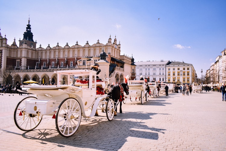 Main Square in Kraków, Poland