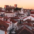 Sunset in Obidos, Portugal