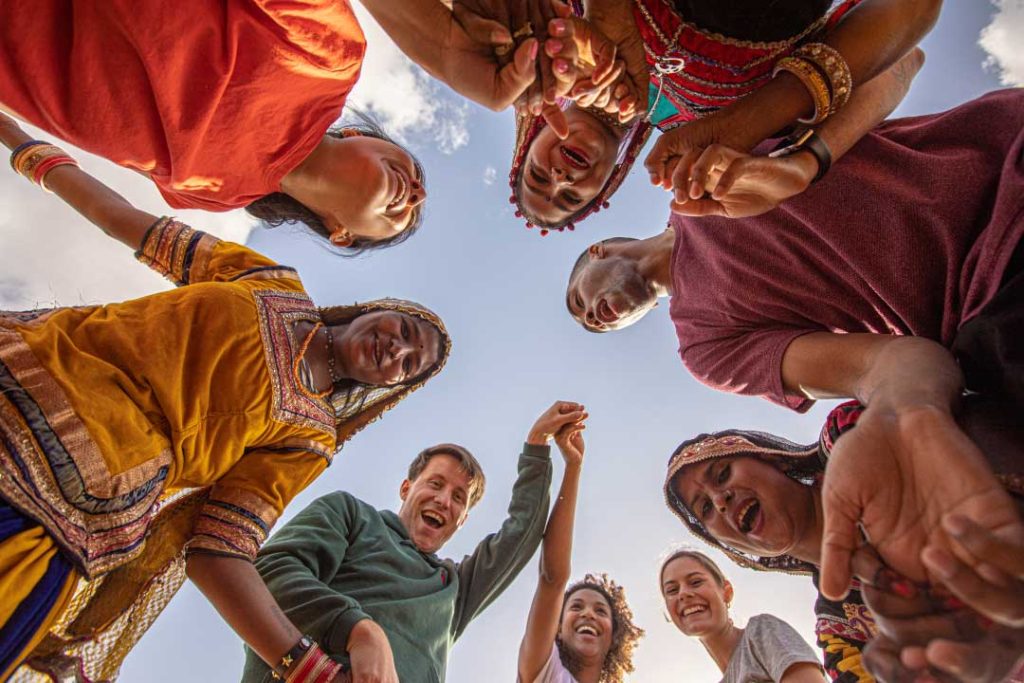 See the world more clearly as you immerse yourself in cultural experiences like a dinner in the desert, Pushkar, India.