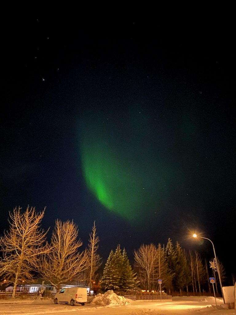 Northern lights in Iceland