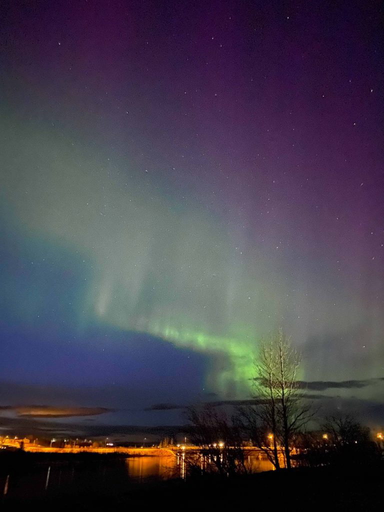 Northern lights in Iceland